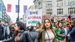 Demonstration in London for the safety of Afghan women and girls in particular: Save Afghan women!