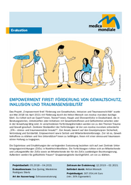 Cover des Evaluationsberichts Empowerment first!, Deutschland 2019-2021