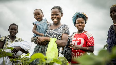 A group of women in Uganda.